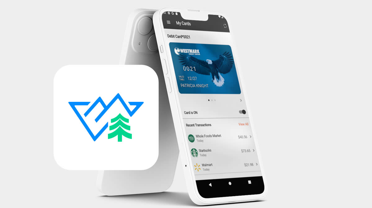 Person managing card settings on smartphone