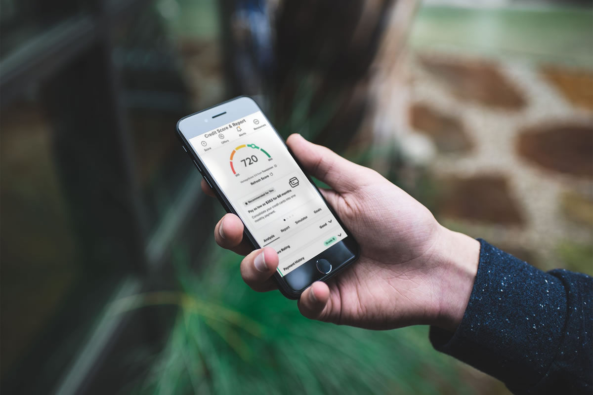 Financial dashboard showing spending categories and budgets