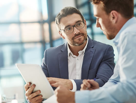 Westmark Wealth Management advisor meeting with a client